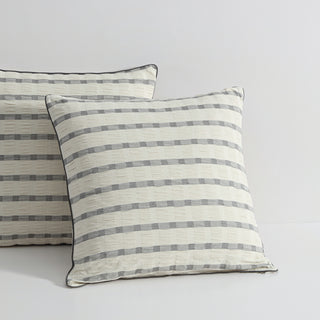 Sycamore Charcoal European Pillowcase by Logan and Mason Platinum