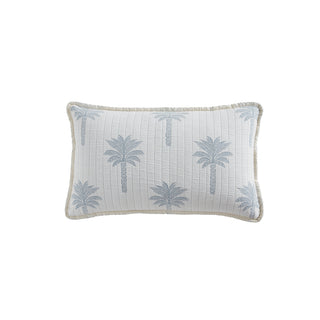 Tahiti Denim Breakfast Cushion by Logan and Mason Platinum