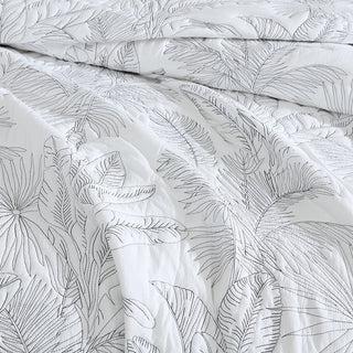 Tropica White Coverlet Set by Logan and Mason Platinum