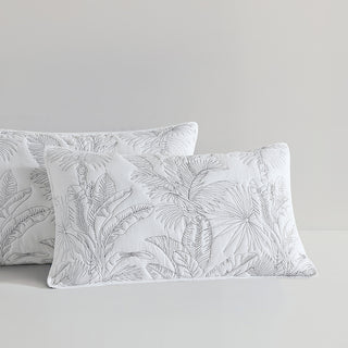 Tropica White Coverlet Set by Logan and Mason Platinum