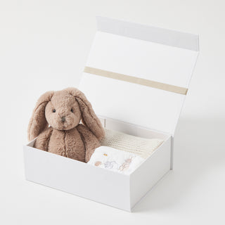 Taupe Bunny Hamper Gift Set by Jiggle & Giggle