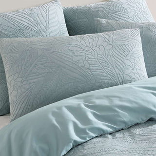Kaia Sage Breakfast Cushion by Logan and Mason Platinum