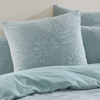 Kaia Sage European Pillowcase by Logan and Mason Platinum