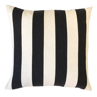 Portobello Black Square Filled Cushion 50 x 50cm by Zaab