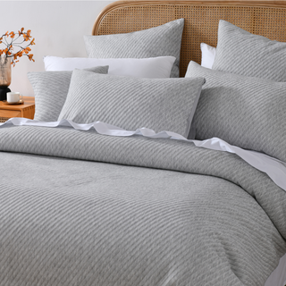 Pesaro Grey Quilt Cover Set By Bianca