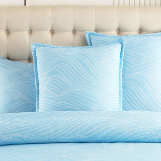 Renee Taylor Oscillate Sky Blue European Pillowcase