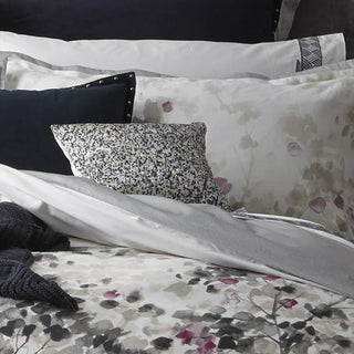 Melia Plum Square Filled Cushion by Florence Broadhurst