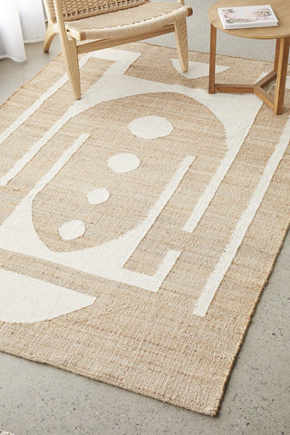 Sahara Zelda Rug (Natural) by Rug Culture