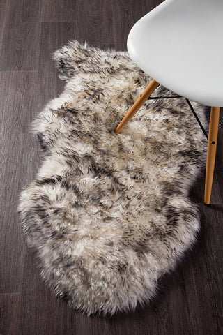 Natural New Zealand Sheep Skin Rug (Ombre) by Rug Culture
