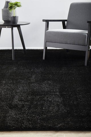 Sienna Rectangle Rug (Black) by Rug Culture
