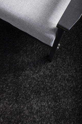 Sienna Rectangle Rug (Black) by Rug Culture