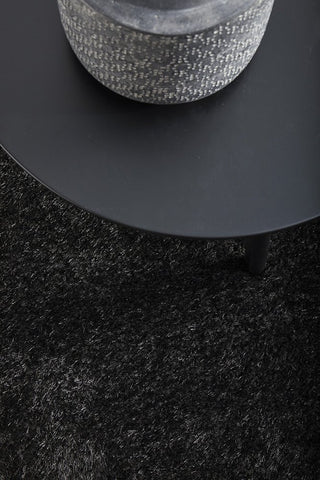 Sienna Rectangle Rug (Black) by Rug Culture