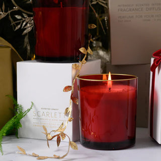 Scarlett Red Candle 300g by Scented Space