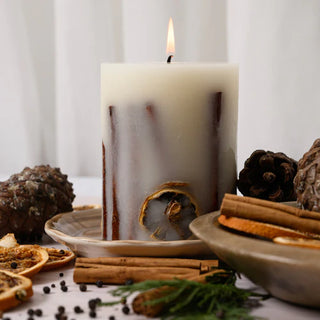 Orange Cinnamon and Clove Botanical Candle 900g by Scented Space and Apsley & Company