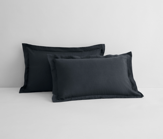 Abbotson Carbon Linen Tailored Pillowcase Pair by Sheridan