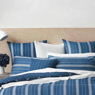 Bramwell Indigo European Pillowcase by Sheridan