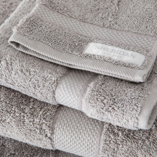 Luxury Egyptian Towel Gift Set by Sheridan CLOUD GREY Planet Linen