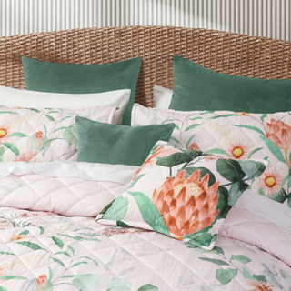 Sidney Blush Bedspread Set By Bianca