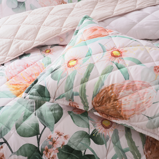 Sidney Blush Bedspread Set By Bianca
