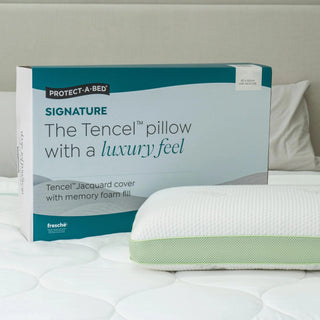 Signature Tencel™ Jacquard Memory Foam Pillows by Protect-A-Bed