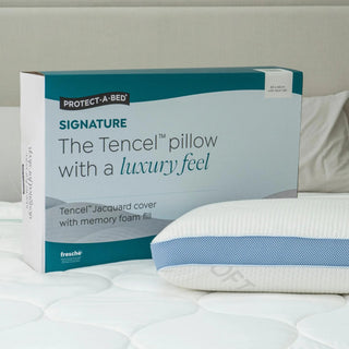 Signature Tencel™ Jacquard Memory Foam Pillows by Protect-A-Bed