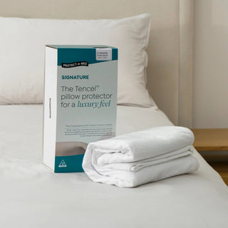 Signature Tencel™ Jacquard Waterproof Pillow Protector by Protect-A-Bed