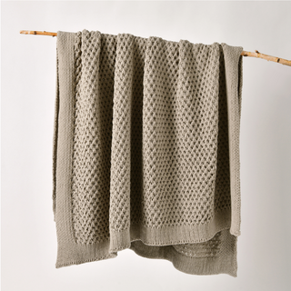 Sofala Chenille Taupe Throw Rug by Bianca