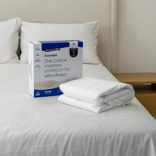 Staynew Cotton Terry Fitted Waterproof Mattress Protector by Protect-A-Bed