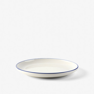 Sunnie Blue Rim 12-Piece Dinner Set by Hottie