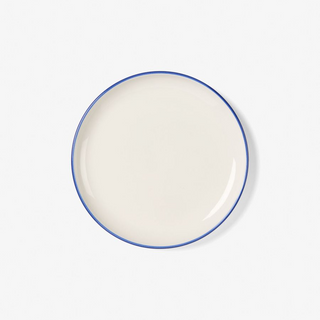 Sunnie Blue Rim 12-Piece Dinner Set by Hottie