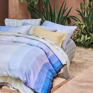Sunrise Stripe Clearwater Cover Set by Linen House