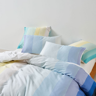 Sunrise Stripe Clearwater Cover Set by Linen House