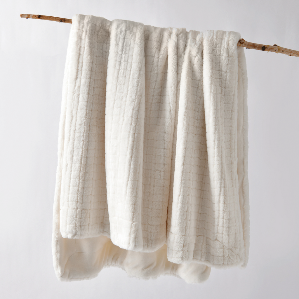 Tambar Throw Rug Natural by Bianca | Planet Linen