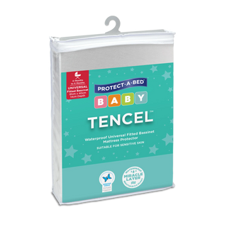 Tencel™ Fitted Waterproof Bassinet Mattress Protector by Protect-A-Bed