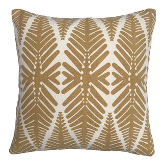 Trapeze Caramel Square Filled Cushion 50 x 50cm by Zaab