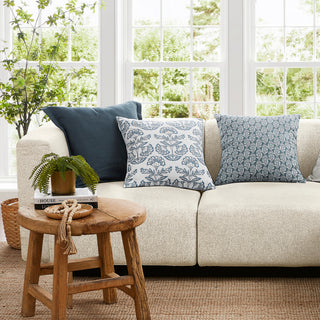 Dorian Slate Cushion Square Filled Cushion 50 x 50cm by Zaab