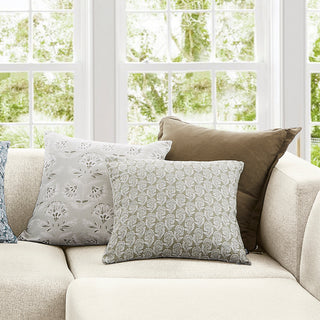 Dorian Sage Cushion Square Filled Cushion 50 x 50cm by Zaab