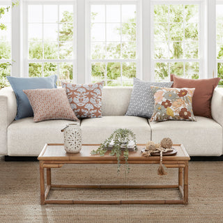 Stockhom Paprika Square Filled Cushion 50 x 50cm by Zaab