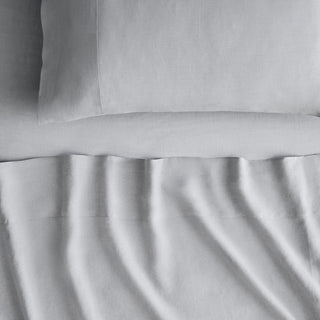 Abbotson Silver Linen Fitted Sheet by Sheridan