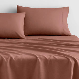 Abbotson Raisin Linen Standard Pillowcase Pair by Sheridan