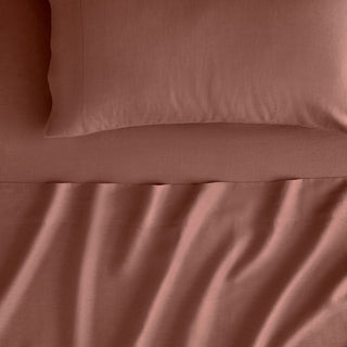 Abbotson Raisin Linen Standard Pillowcase Pair by Sheridan