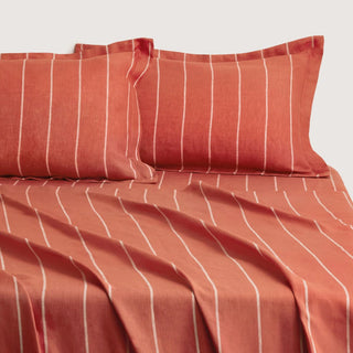 Abbotson Linen RELISH Stripe Tailored Pillowcase Pair by Sheridan