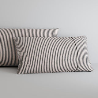 Abbotson CARBON Ticking Stripe Quilt Cover by Sheridan