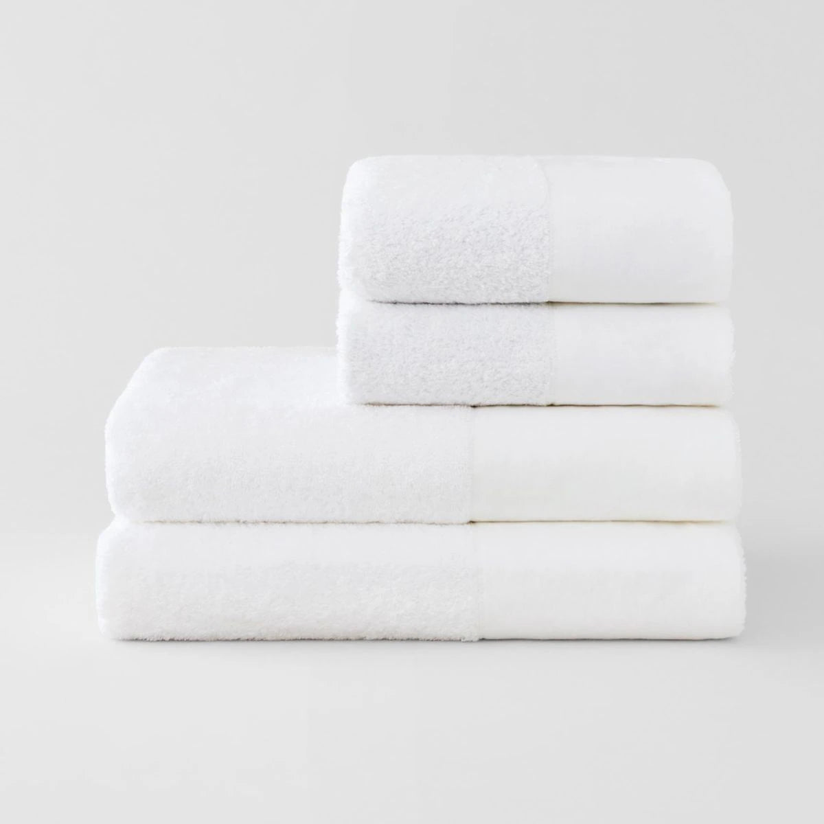 Abbotson Linen Bath Towel Set WHITE by Sheridan | Planet Linen