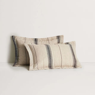 Abbotson Linen Flax Wide Ticking Stripe Pillow Sham by Sheridan