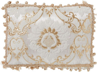 Arison Gold Square Cushion Pillowcase by Davinci