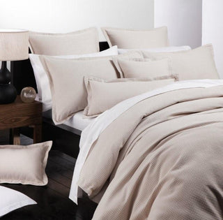 Ascot Stone Quilt Cover Set by Logan & Mason Platinum