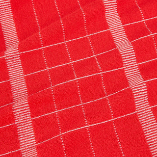 Batteau Beach Towel Red Soda by Sheridan