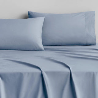 Byren Percale Sheet Set  BLUE MIST by Sheridan