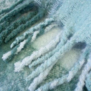 Cosmo Aqua Throw Rug by Bambury